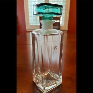 Light & Music Luigi Bormioli Made In Italy Decanter Crystal Glass With Label